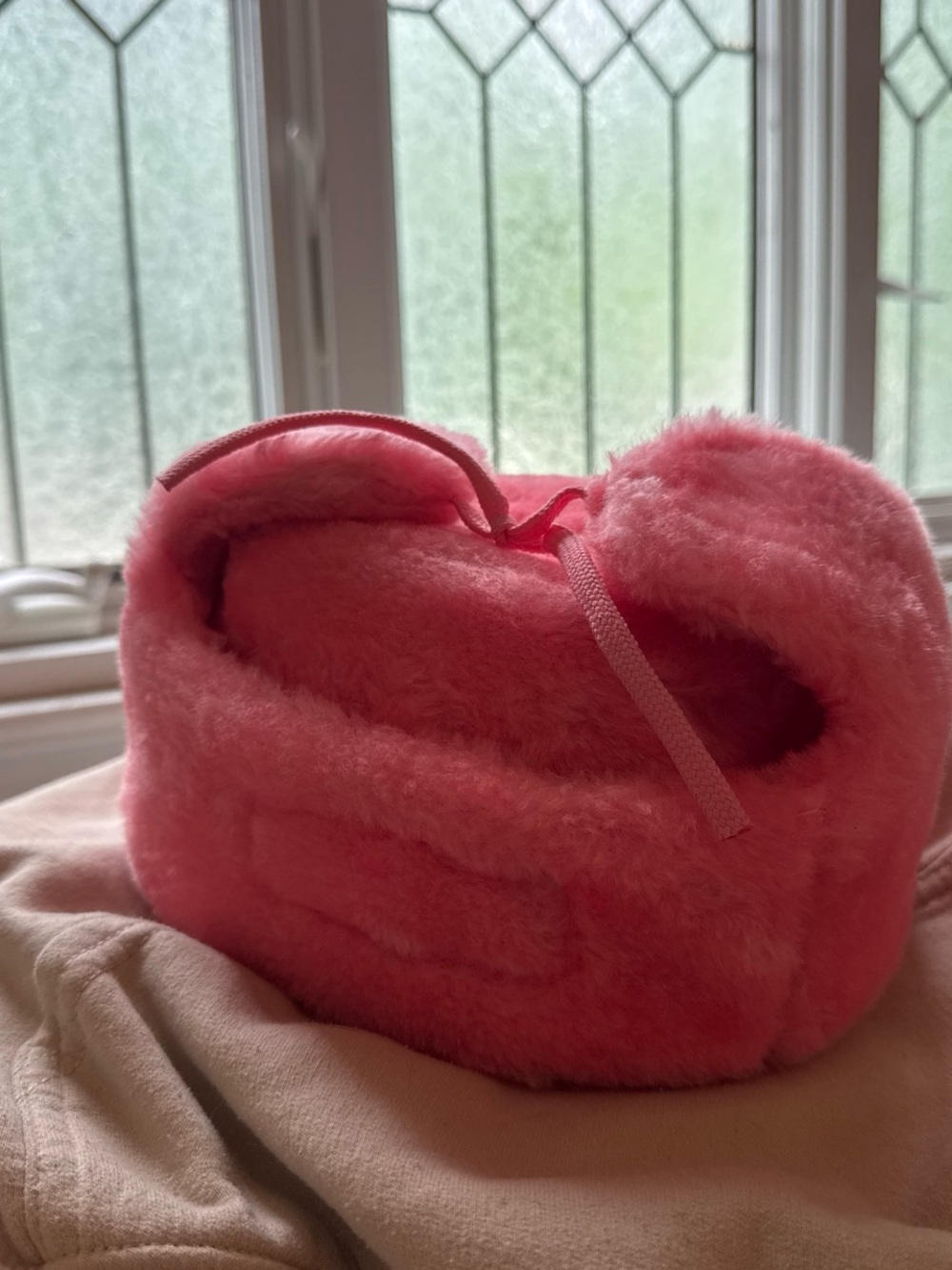 Original Ushanka Pink Faux Fur Hat by LilPeep